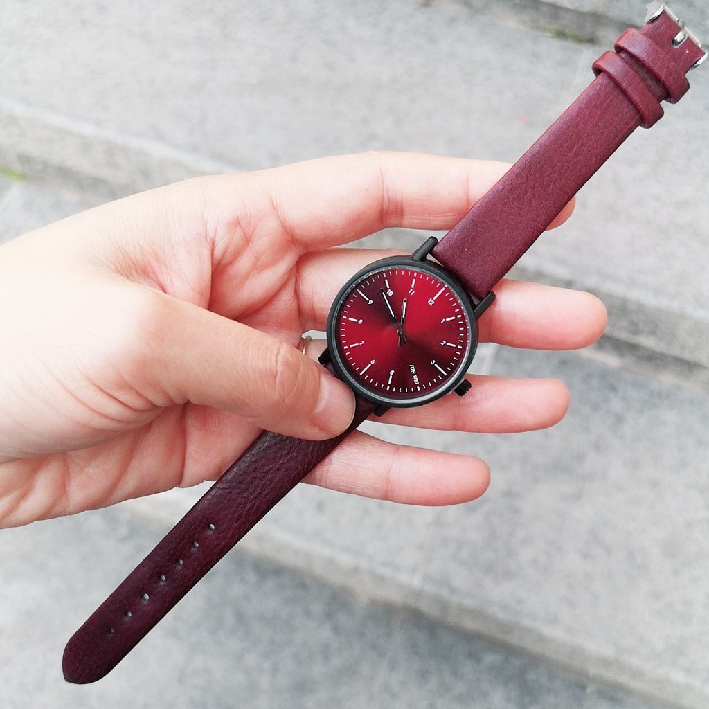 Đồng hồ nữ Doukou Junwei hàng chính hãng mặt tròn vintage | BigBuy360 - bigbuy360.vn