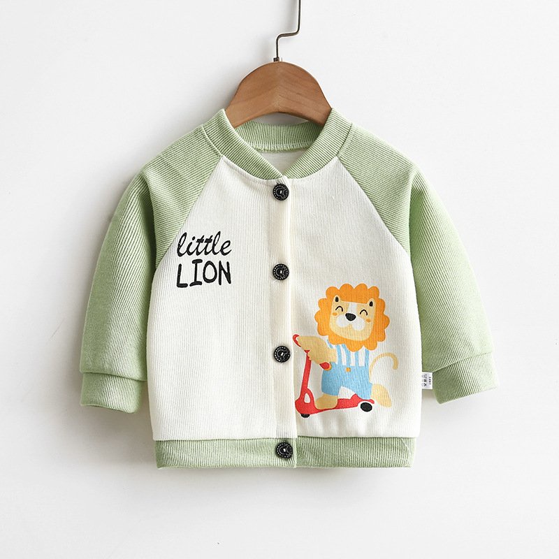Áo khoác len dệt kim phong cách hàn quốc  hàng quảng châu cho bé trai/ bé gái (6-17kg)