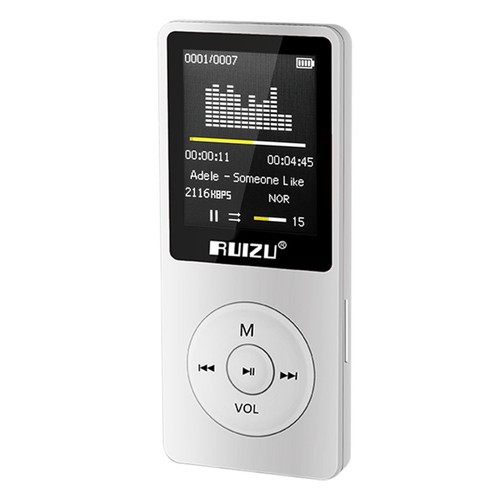 Máy Nghe Nhạc Lossless Ruizu X02 Bản 8GB Tặng Kèm Thêm Thẻ Nhớ 8GB