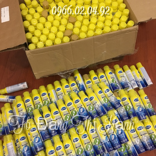 Xịt chống hôi giày chân Scholl 150ml