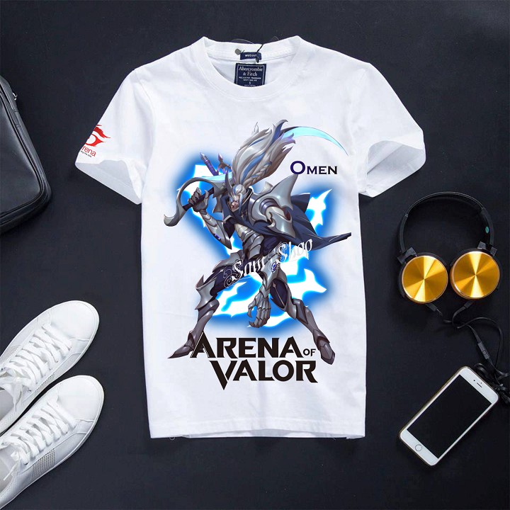 Áo thun Liên Quân Mobile cổ tròn cotton cực mát - Omen TK