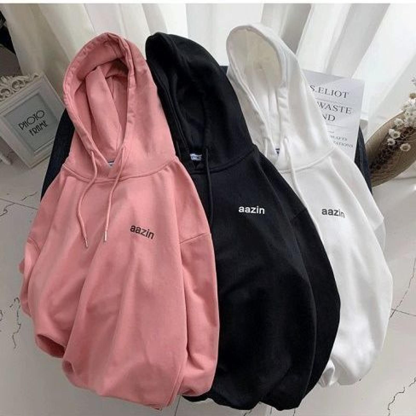 Autumn wear Áo Nỉ Nam Nữ Dài Tay Có Mũ Thời Trang Hàn | BigBuy360 - bigbuy360.vn