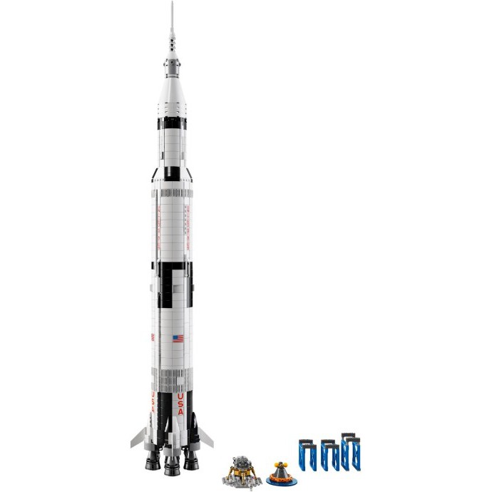 92176  Đồ chơi lắp ráp Iego NASA Apollo Saturn V - Tàu vũ trụ Apollo