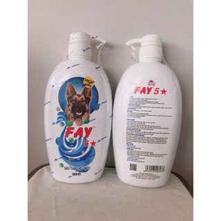 Dầu tắm chó mèo Fay 5 sao 300ml - 800ml