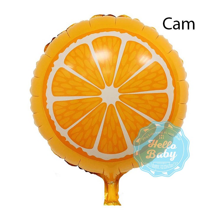 Bóng trang trí các loại quả tròn - dưa hấu - dâu tây (45cm)