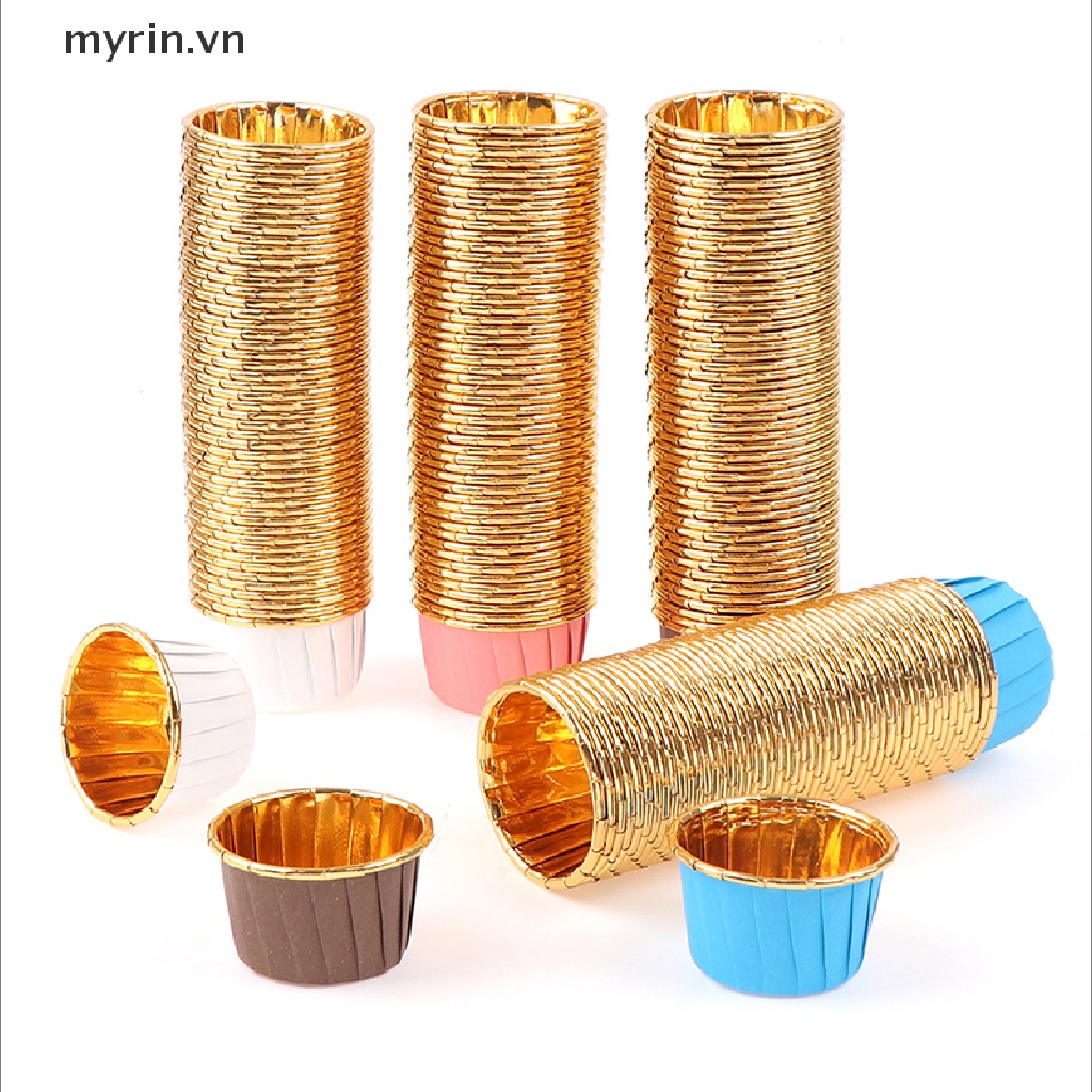 Set 50 Cốc Giấy Đựng Bánh Cupcake Tiện Lợi