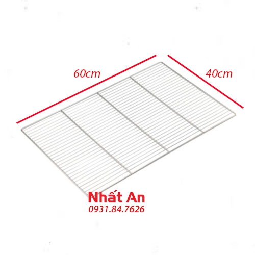 Rack phơi bánh inox 40x60cm (Có 2 loại)