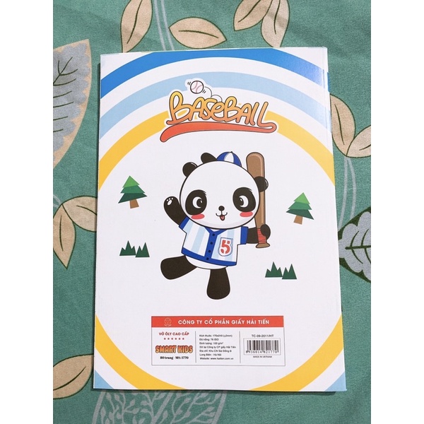 VỞ Ô LY HẢI TIẾN 80 TRANG SMART KIDS.HÀNG CAO CẤP 6 SAO.CHỐNG LOÁ MẮT