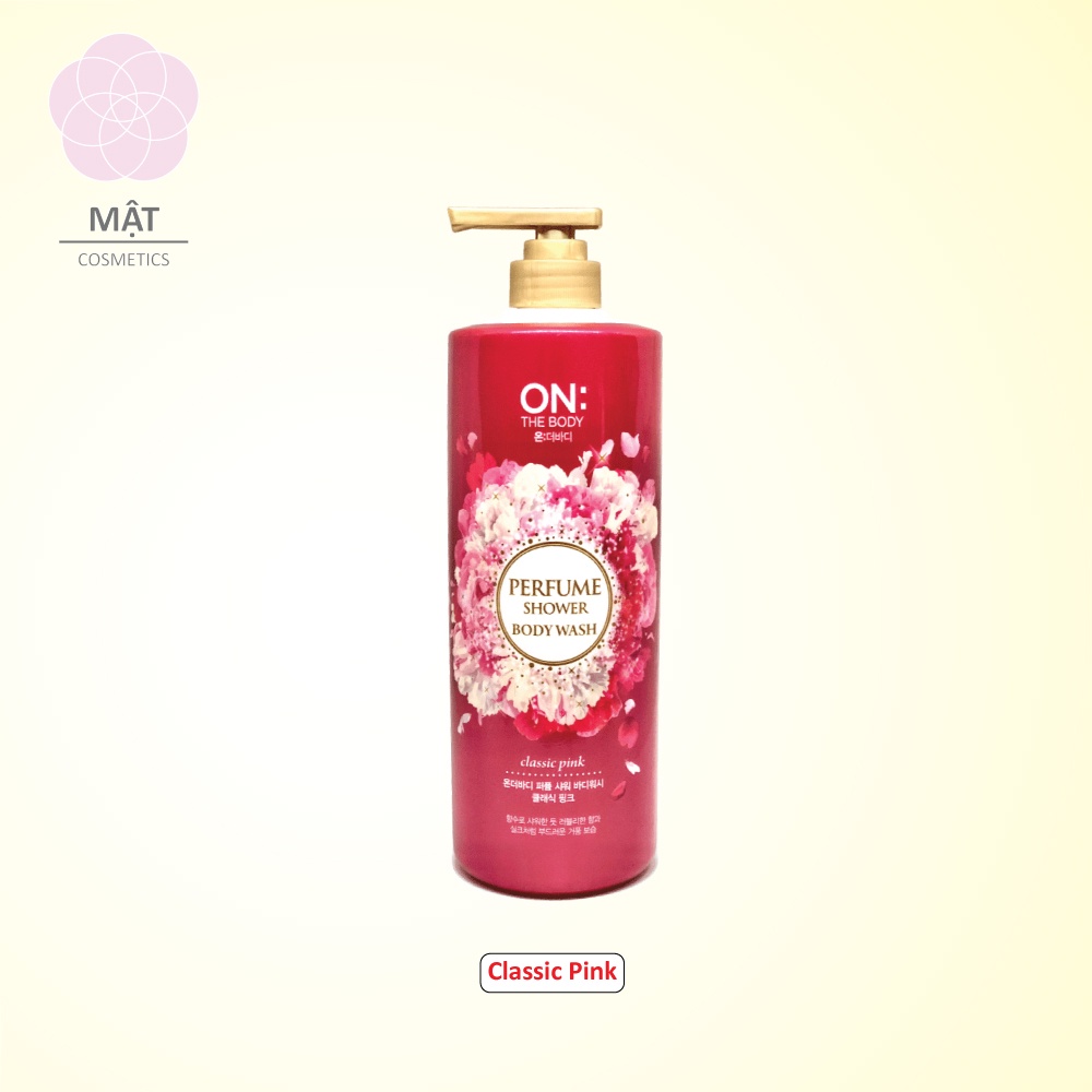 Sữa Tắm nước hoa On The Body Perfume Classic Pink 1000g