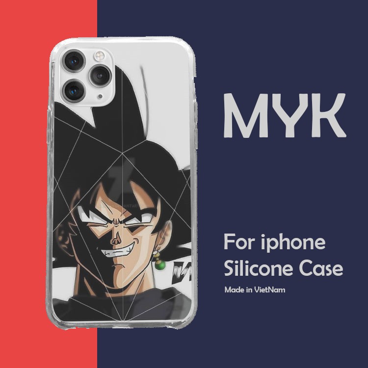 Ốp Lưng Black Goku - DBS  nụ cười tỏa nắng cho Iphone 5 6 7 8 Plus 11 12 Pro Max X Xr GOKPOD00052