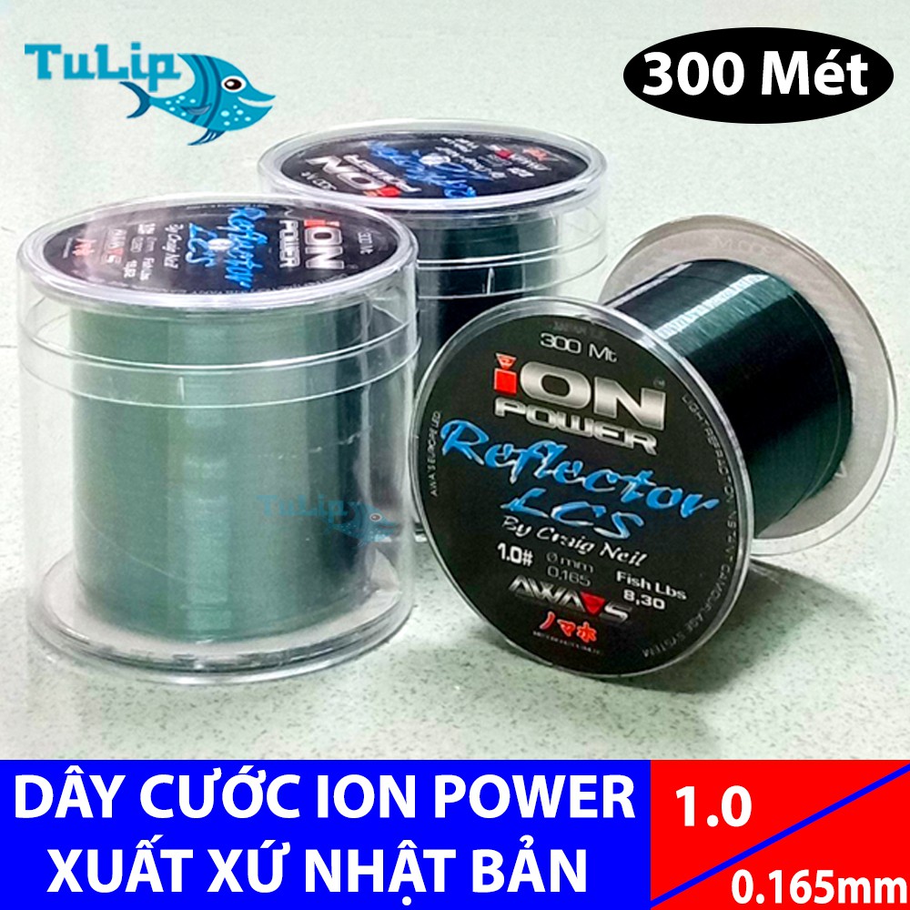 ( HÀNG LOẠI 1 ) Dây Cước Câu Cá - Dây Cước Câu Cá Siêu Bền ION POWER 300 Mét - Đủ Size