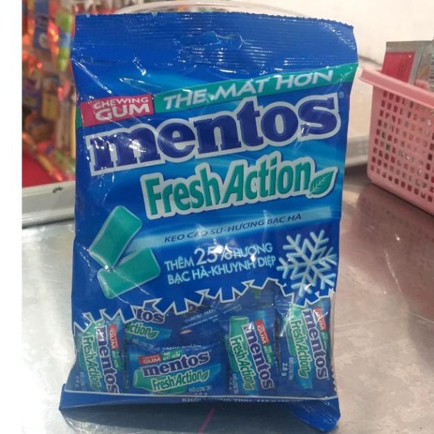 Kẹo cao su Mentos (Hàng cty ko bị bớt cái nào => 40c)