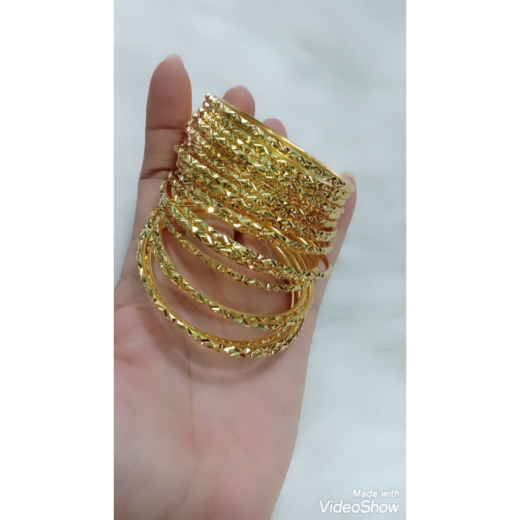 Vòng ximen mạ vàng bộ 7 chiếc XM7