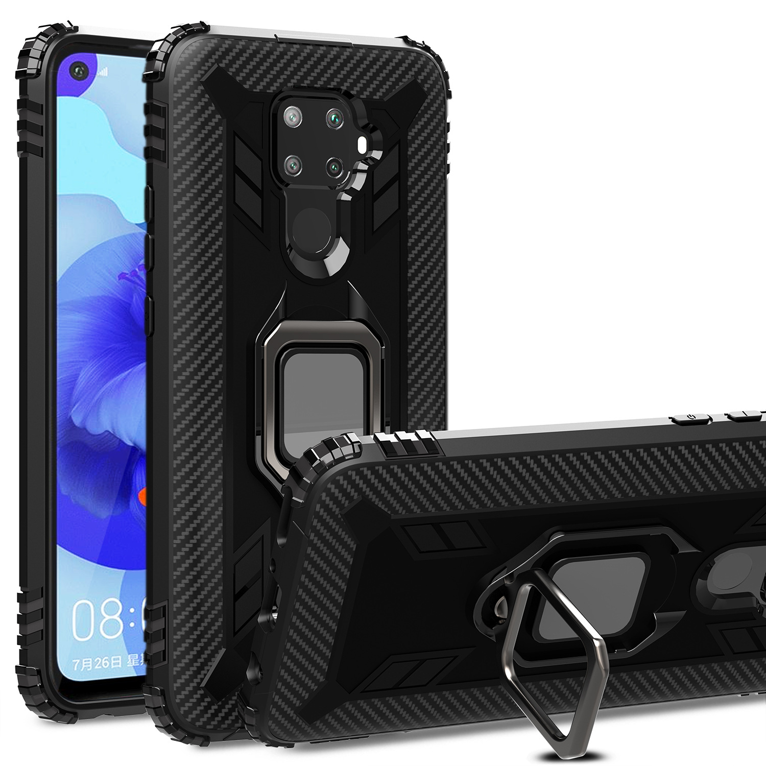 Ốp Lưng Chống Sốc Có Thanh Đỡ Điện Thoại 3c Cho Huawei Mate 30 Lite Nova 5z Nova 5i Pro | BigBuy360 - bigbuy360.vn