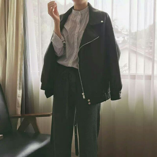 Áo khoác Jacket Da Freesize