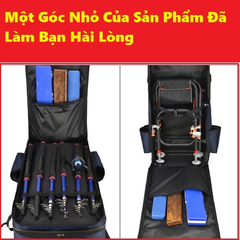 Túi Đựng Cần và phụ kiện, Balo dung tích lớn đựng ghế câu đài,túi đựng rọng  câu  yinyunfe