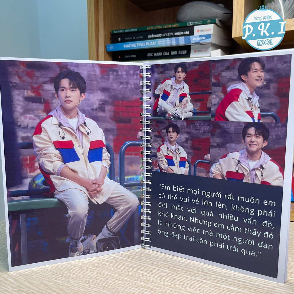 Bộ Photobook Album Ảnh Những Câu Nói Của Chàng Diễn Viên Trẻ Dịch Dương Thiên Tỷ 2021 - QUÀ TẶNG C-POP