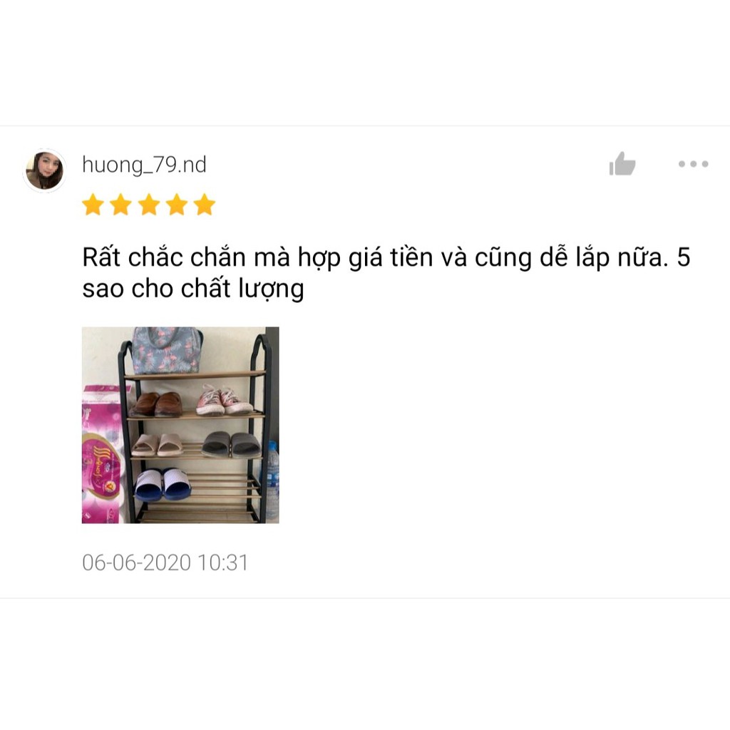 Kệ giày dép cao cấp 5 tầng tiện ích Hando