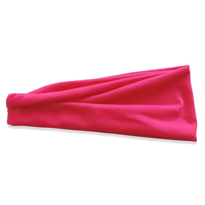 Băng Đô Thể Thao Màu Sắc Trơn Chống Trượt Thấm Hút Mồ Hôi Cho Nam Và Nữ