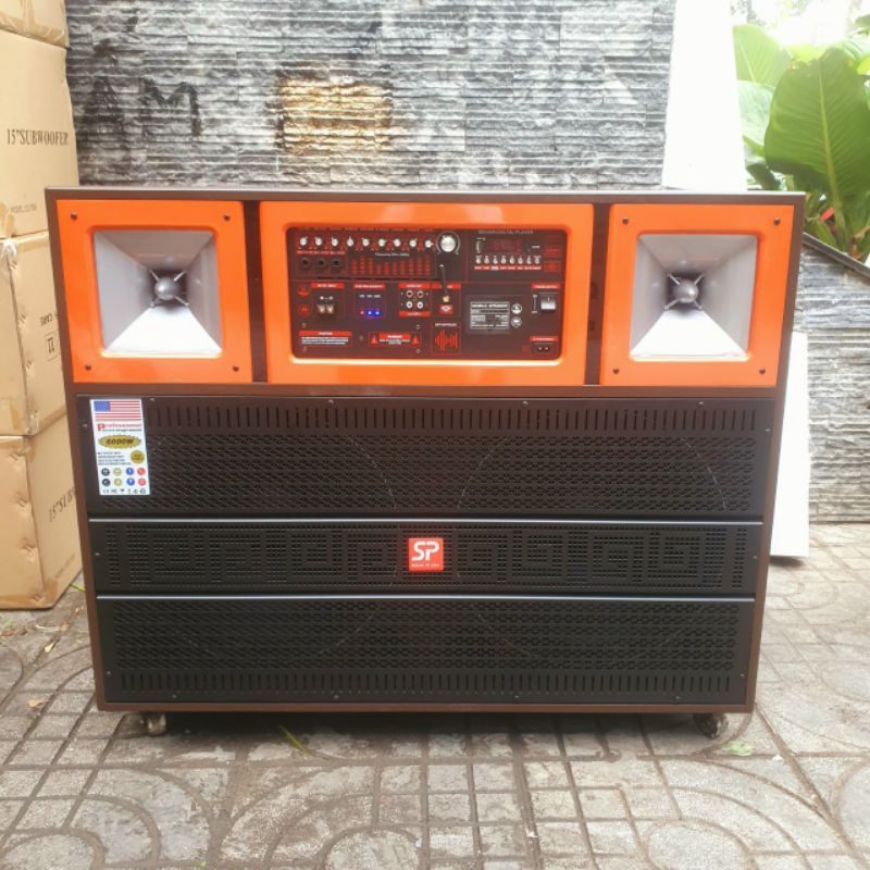 Loa kéo 4 tấc đôi công suất lớn