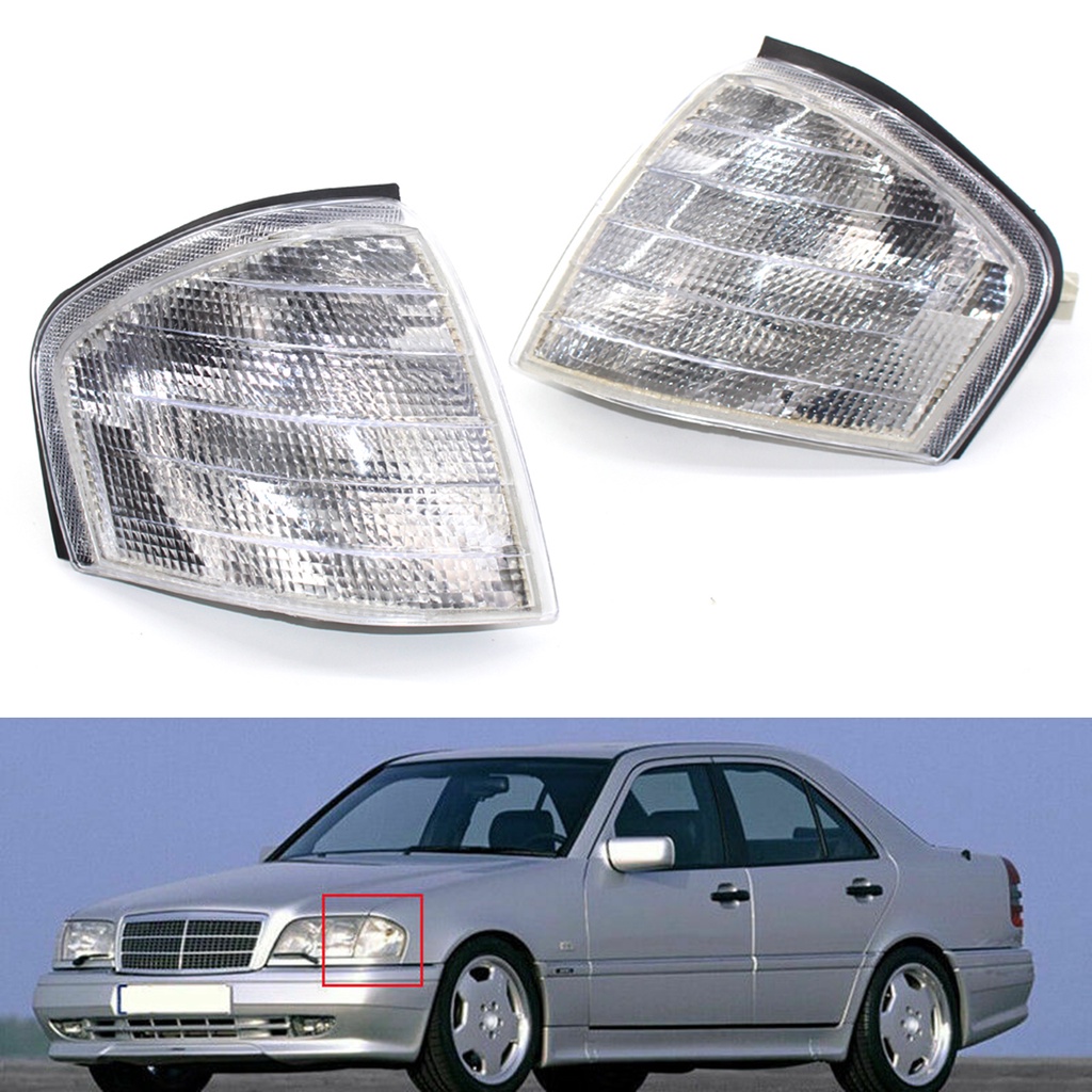 Vỏ Bọc Đèn Tín Hiệu ABS Trái / Phải Siêu Bền 2028261243 2028261143 Cho Mercedes-Benz C-class W202 94-00