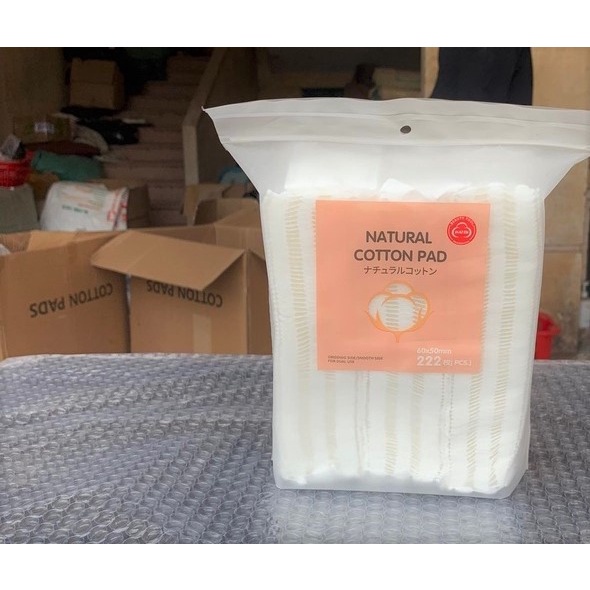 [Mẫu 2022] Sỉ- Bông tẩy trang mèo 3 lớp cotton pads 222 miếng dày dặn, mềm mịn chính hãng- Hanayuki Asia