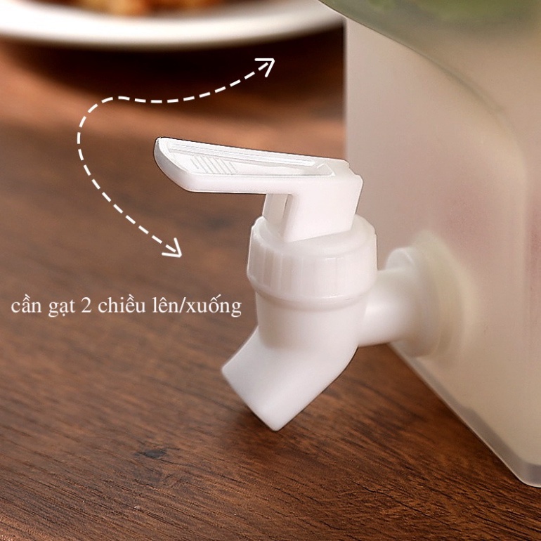 Bình đựng nước có vòi nhựa cao cấp 3.5l