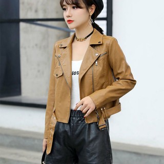 [SALE] Áo da nữ Biker jacket cao cấp