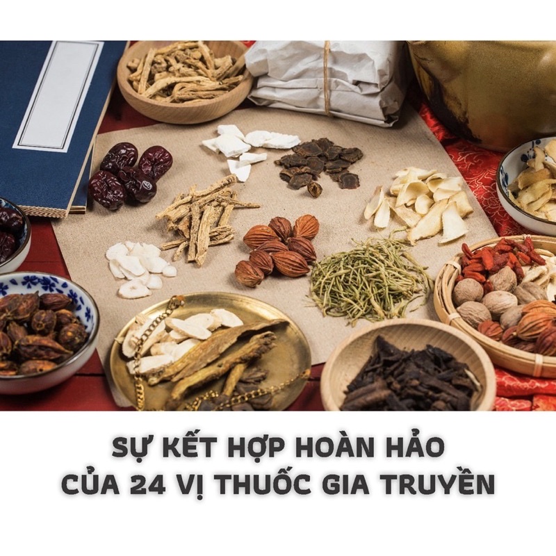 [ 300gr ] bột thuốc bắc dưỡng da cao cấp 24 vị Organic - mỹ phẩm handmade