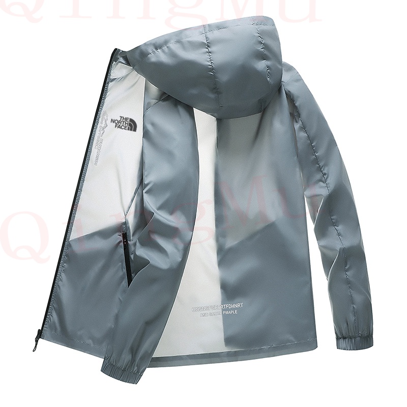 Áo Khoác Thể Thao The North Face Chống Nắng Thoáng Khí Có Mũ Trùm Cá Tính Dành Cho Nam / Size M-5XL