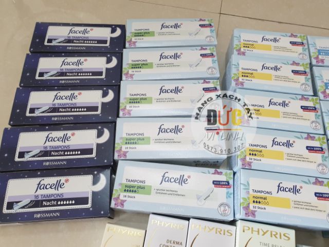 🇩🇪Băng vệ sinh Tampon Facelle