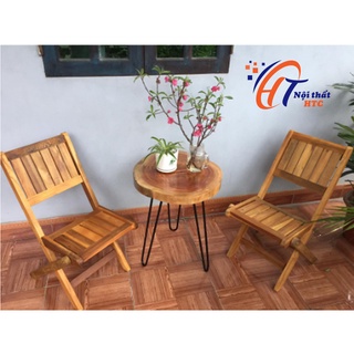 Ghế cafe gỗ gấp gọn siêu đẹp