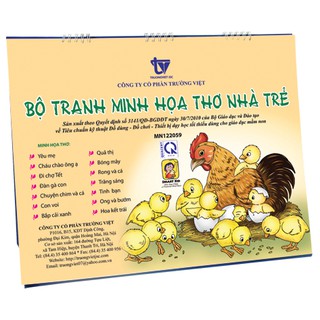 Bộ tranh minh họa thơ nhà trẻ , mẫu giáo
