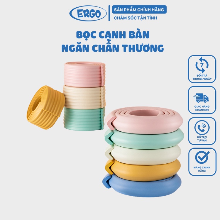 Bọc Cạnh Bàn và Góc bàn bảo vệ an toàn cho bé yêu