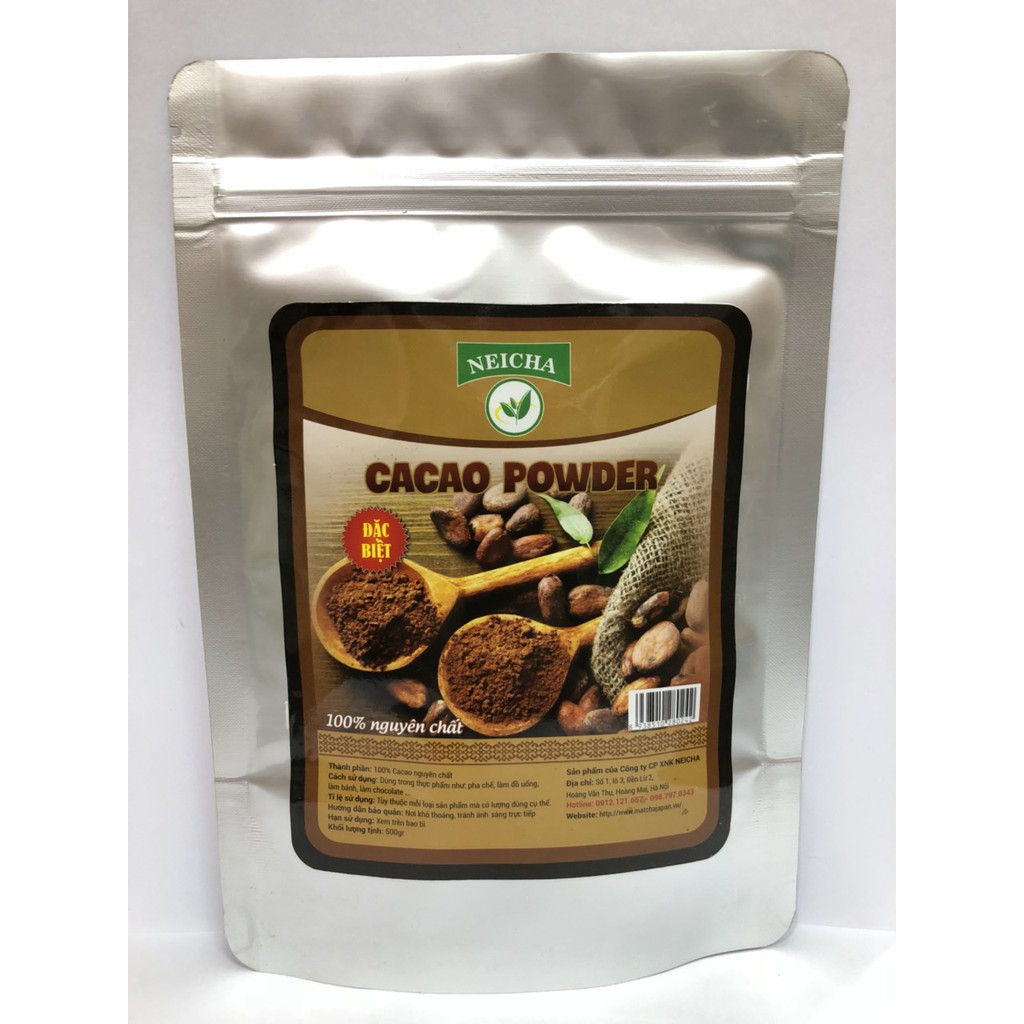 Bột Cacao Nguyên Chất Đặc Biệt Neicha (500gr)