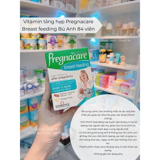 Vitamin bú giúp lợi sữa và tăng cường đề kháng cho phụ nữ sau sinh Pregnacare Breast-feeding, UK