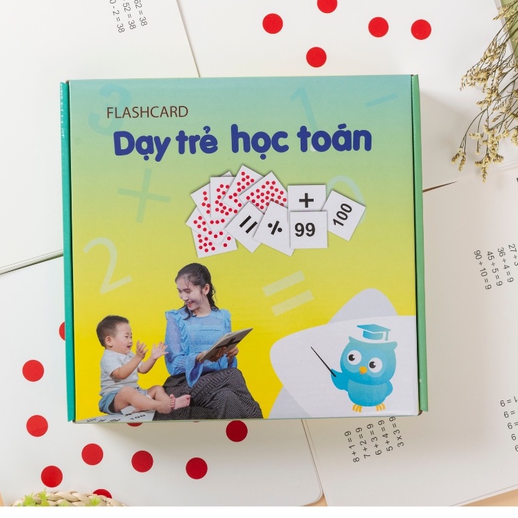 Flashcard Dạy Trẻ Học Toán Theo Phương Pháp Glenn Doman ( 109 Thẻ )