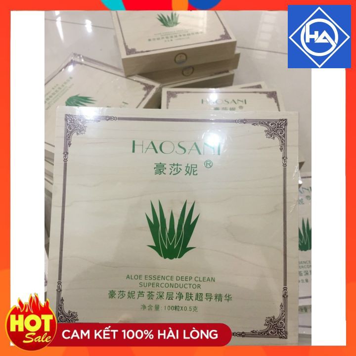HỘP 100 Viên Thải Chì, Viên Tẩy Chì Haosani Dùng Cho Máy Thải Chì, Thải Độc Tố Da Mặt
