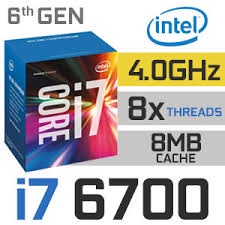 CPU intel I7 -7700 / i7 6700 socket 1151 / tặng keo tản nhiệt