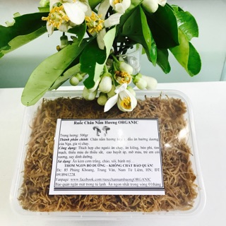 Ruốc chân nấm hương organic