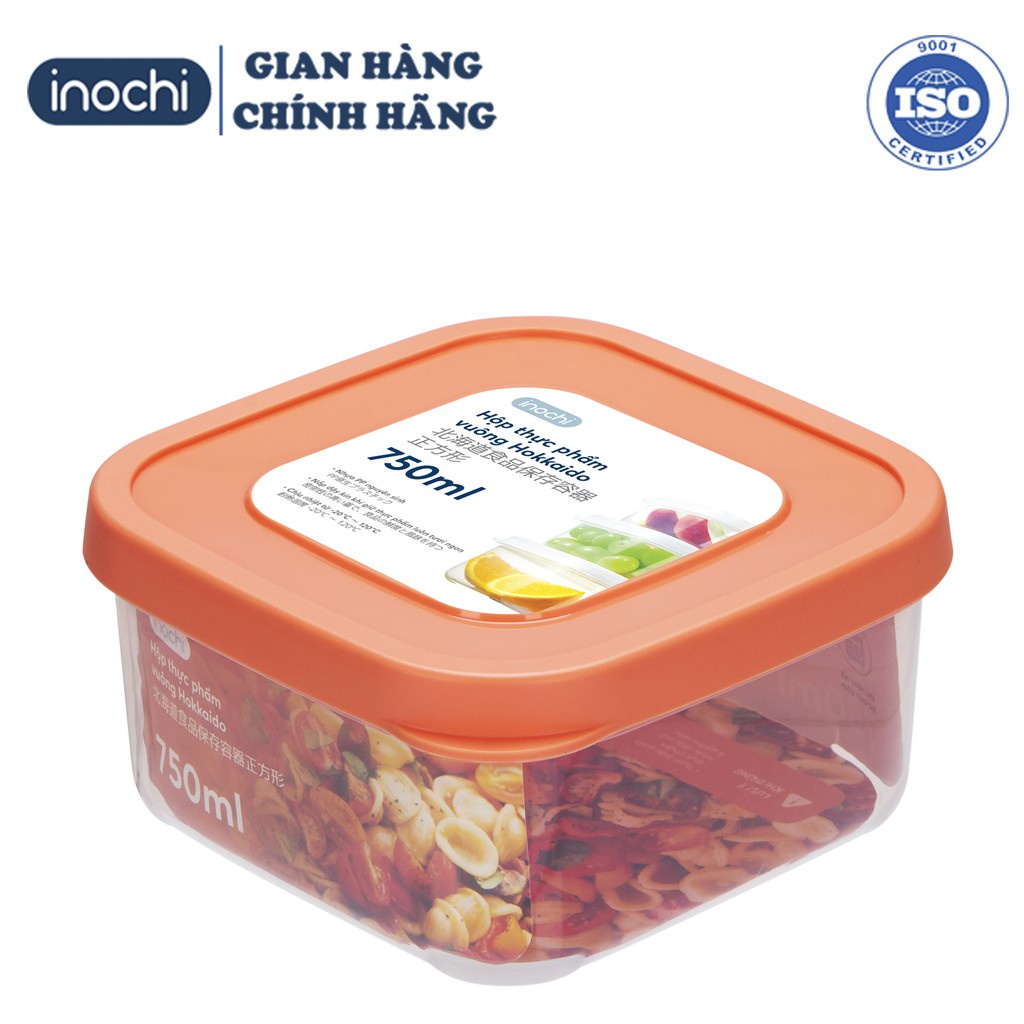 Hộp thực phẩm vuông Hokkaido Inochi 500-1000-2000ml