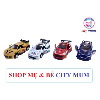 SET 4 XE ĐUA MỞ CỬA BẰNG SẮT