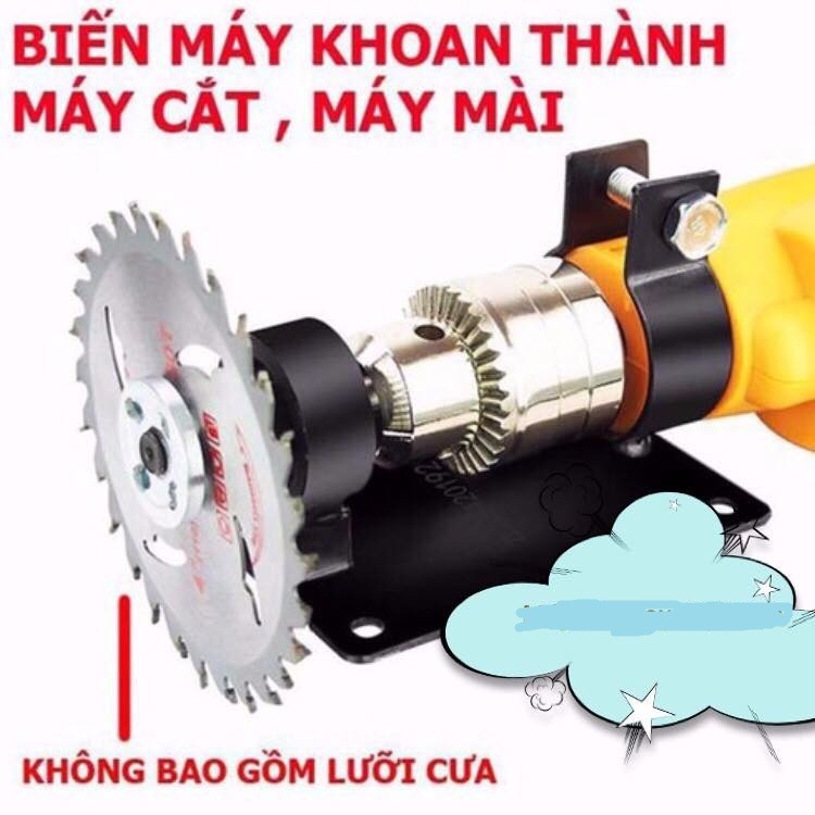 Đầu chuyển máy khoan thành máy cắt