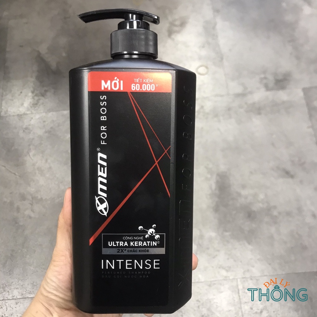Dầu gội hương nước hoa X-Men For Boss Intense 380g/650g - Chai gội đầu nam Xmen