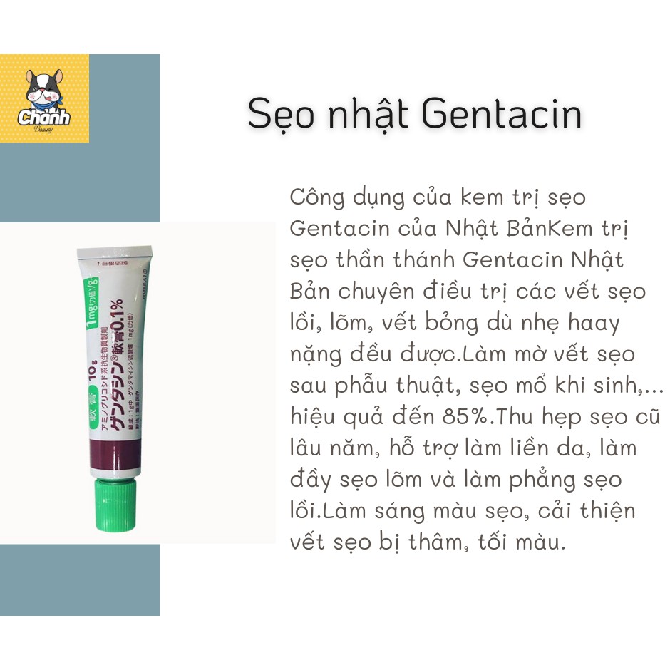 Sẹo nhật Gentacin