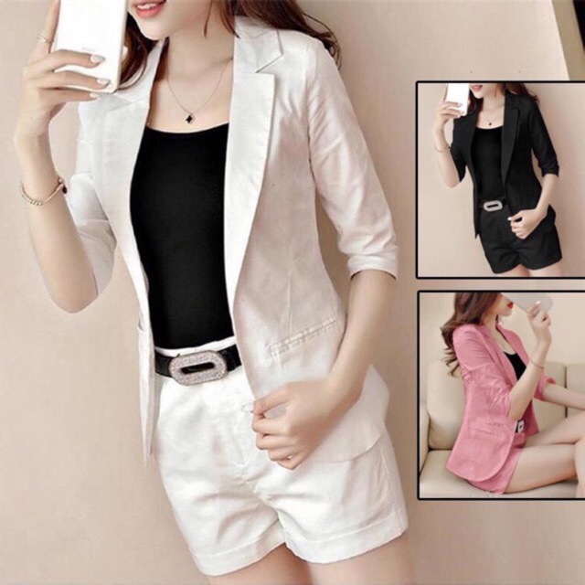 Set bộ vest 4 món áo vest + quần short+áo thun tặng thắt lưng size M L XL bao đẹp | WebRaoVat - webraovat.net.vn