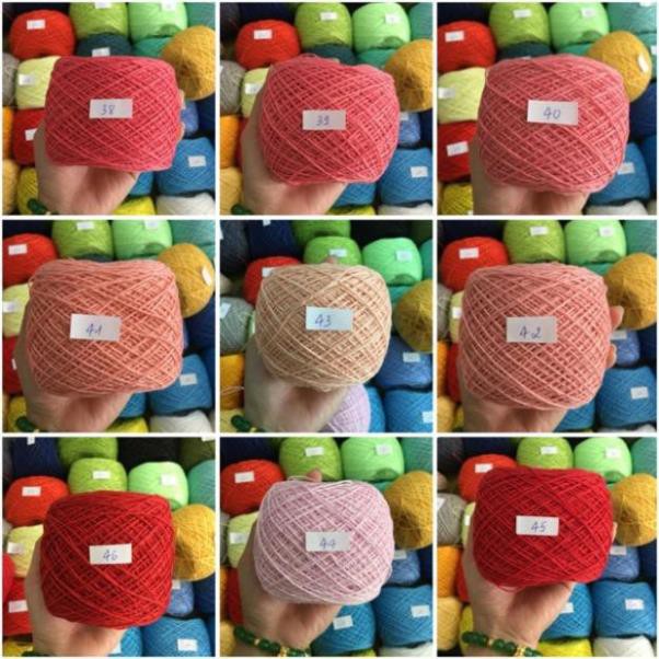 Len Sợi Cotton Việt Nam 1mm Bảng Màu 1