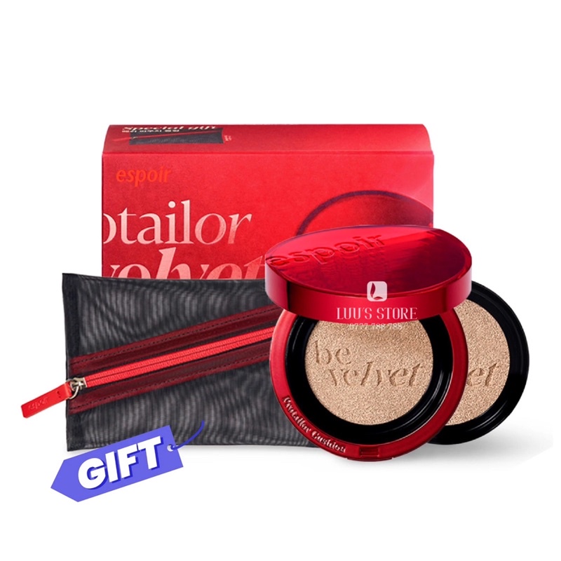 Phấn Nước Cushion Esss.poir Pro Tailor Be Velvet Cover Cushion + Refill
