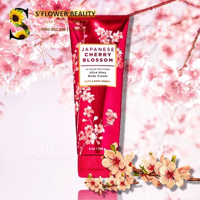 2020 🌸 Japanese Cherry Blossom | Bộ Sản Phẩm Tắm - Lotion - Xịt Thơm Toàn Thân Bath & Body Works