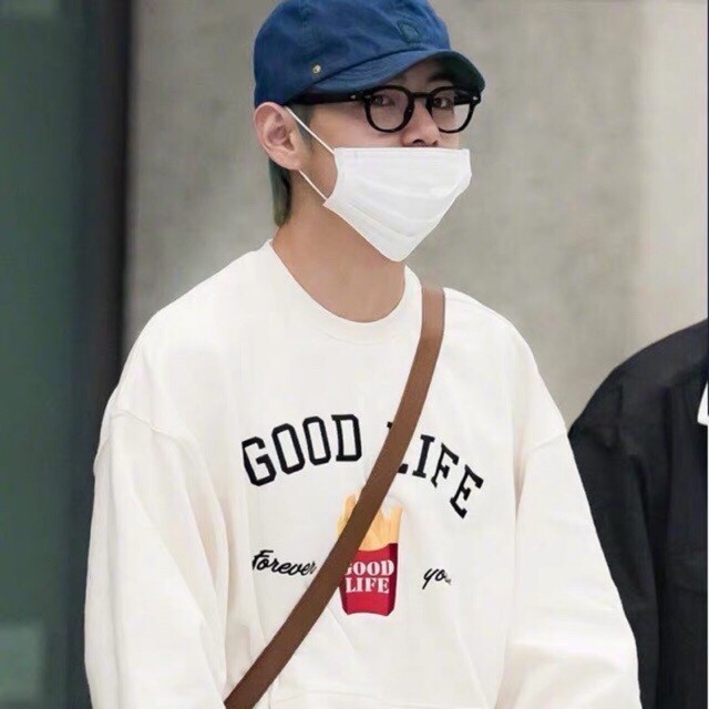 (Tặng ảnh BTS) Sweater BTS V GOOD LIFE